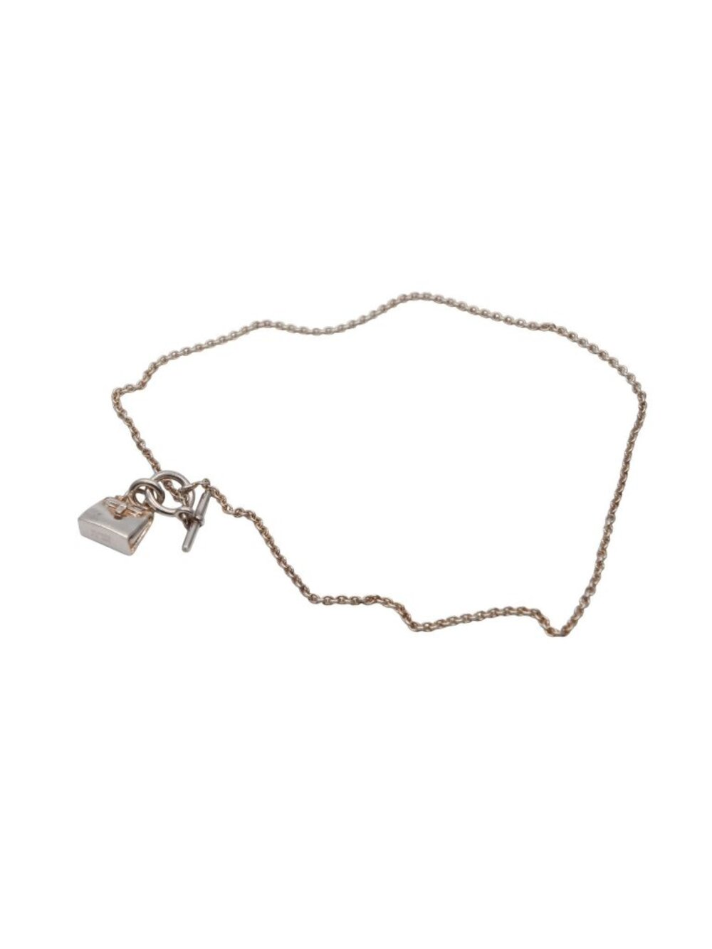 Hermes Necklace Choker Amulette Kelly 925 Sterling Silver